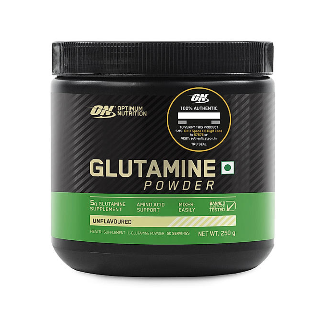 ON Optimum Nutrition Glutamine Powder 250 gm Unflavoured