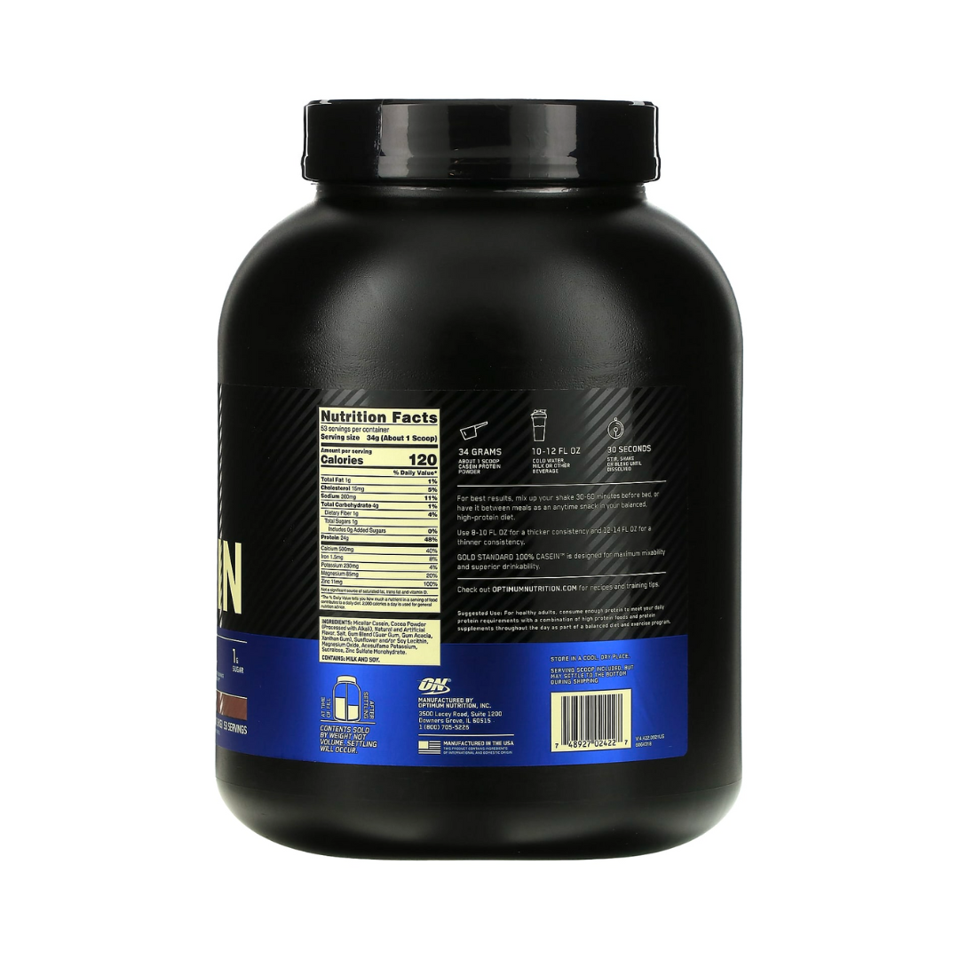 ON Optimum Nutrition Gold Standard Casein 3.97 lbs Chocolate Supreme