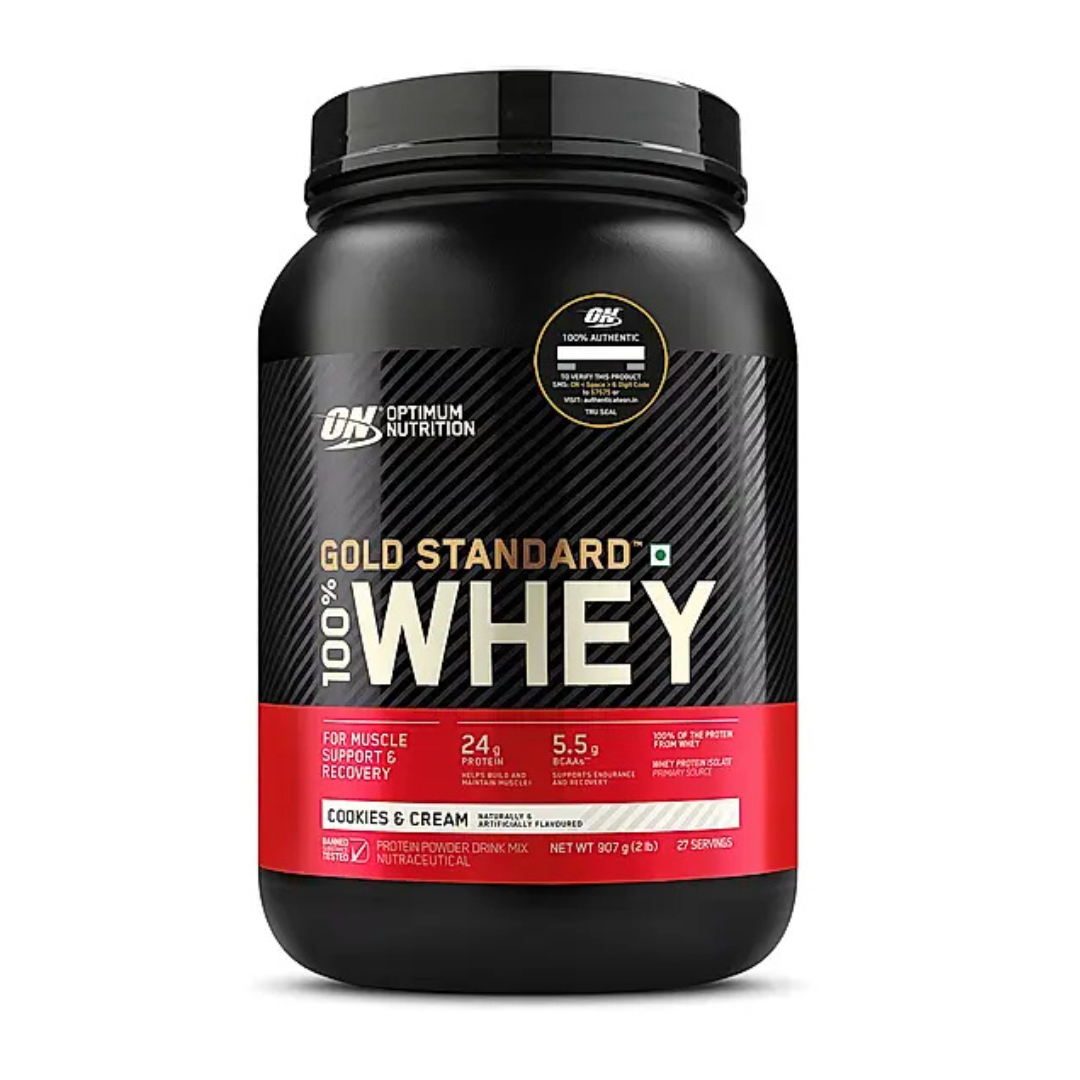 ON Optimum Nutrition Gold Standard Whey Protein 2 lb Cookies & Cream (USA)