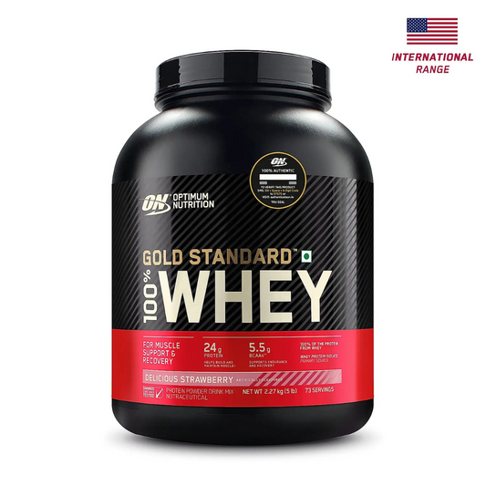 ON Optimum Nutrition Gold Standard Whey Protein 5 lb Delicious Strawberry