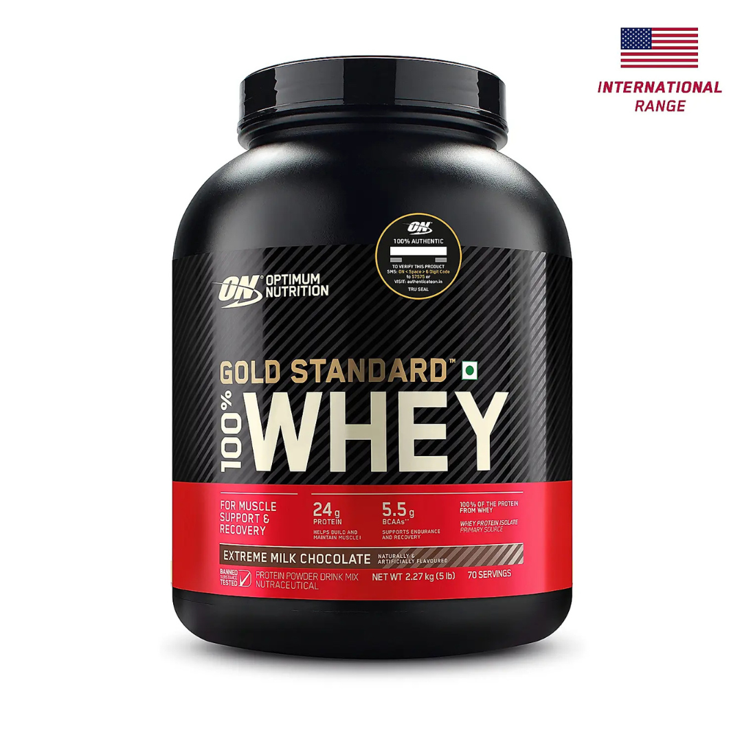 ON Optimum Nutrition Gold Standard Whey Protein 5 lb Extreme Milk Chocolate