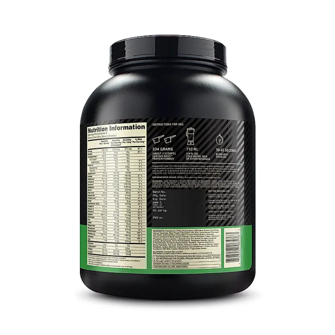 ON Optimum Nutrition Serious Mass 3 kg Chocolate