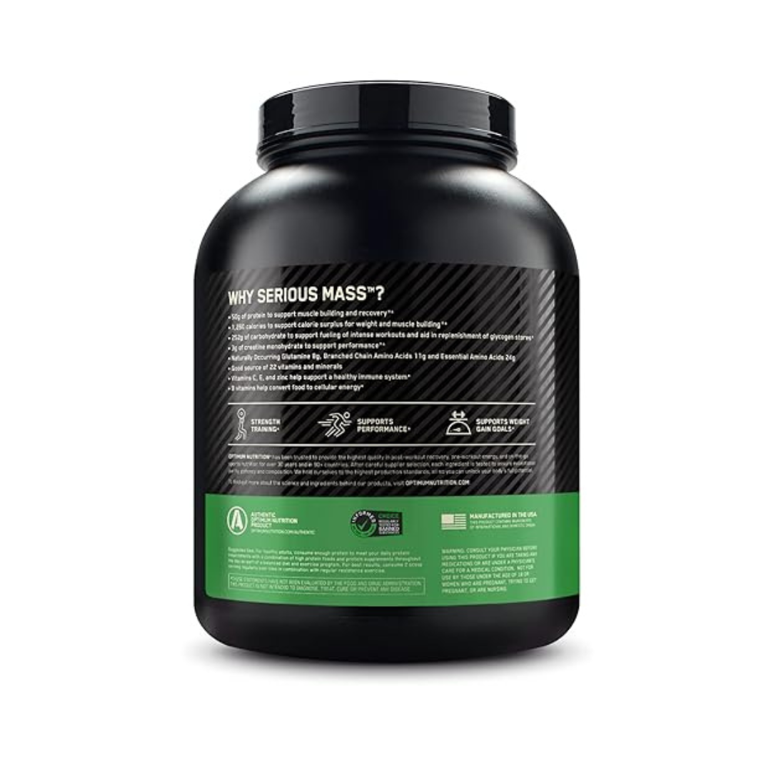 ON Optimum Nutrition Serious Mass 6 lb Chocolate