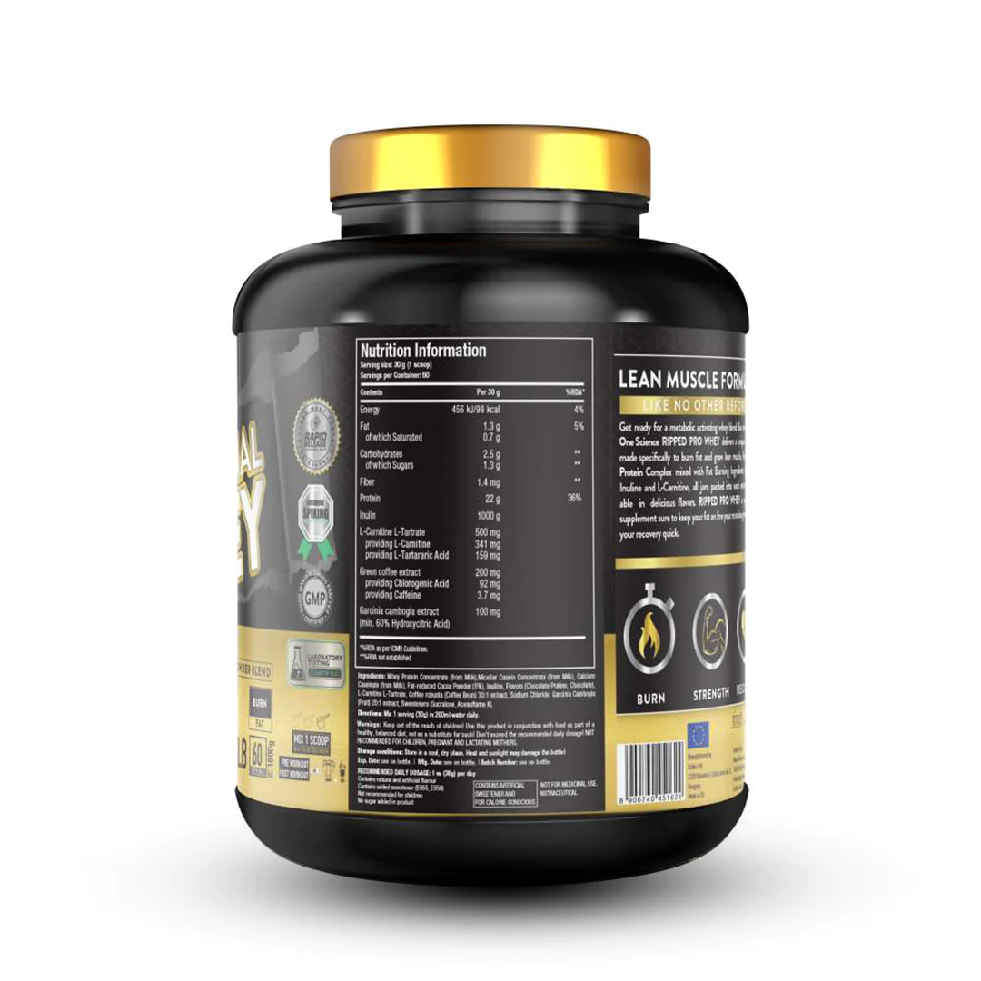 One Science Ripped Professional Whey 4lbs-Vanilla