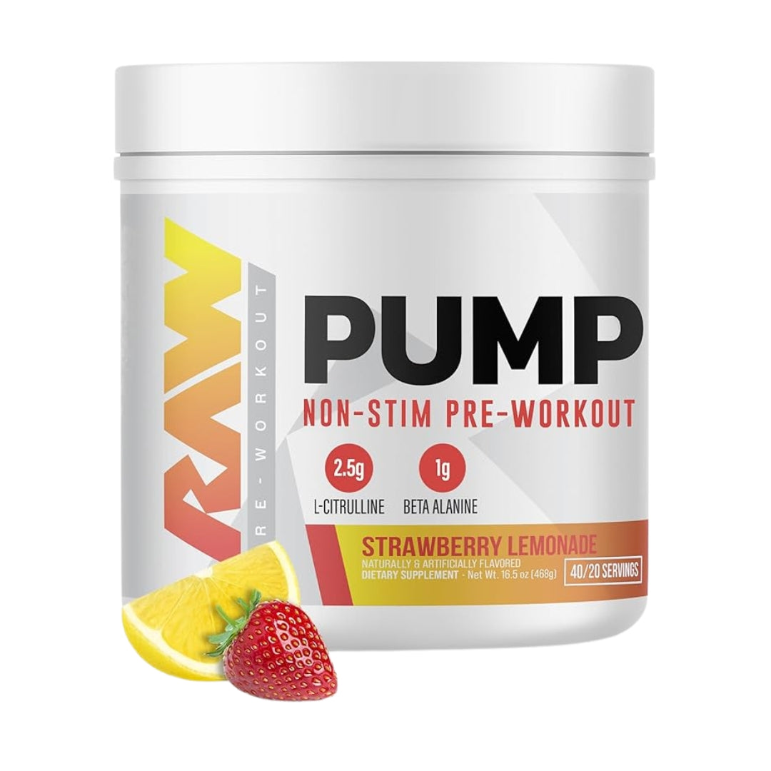 RAW PUMP STRAWBERRY LEMONADE 470GM