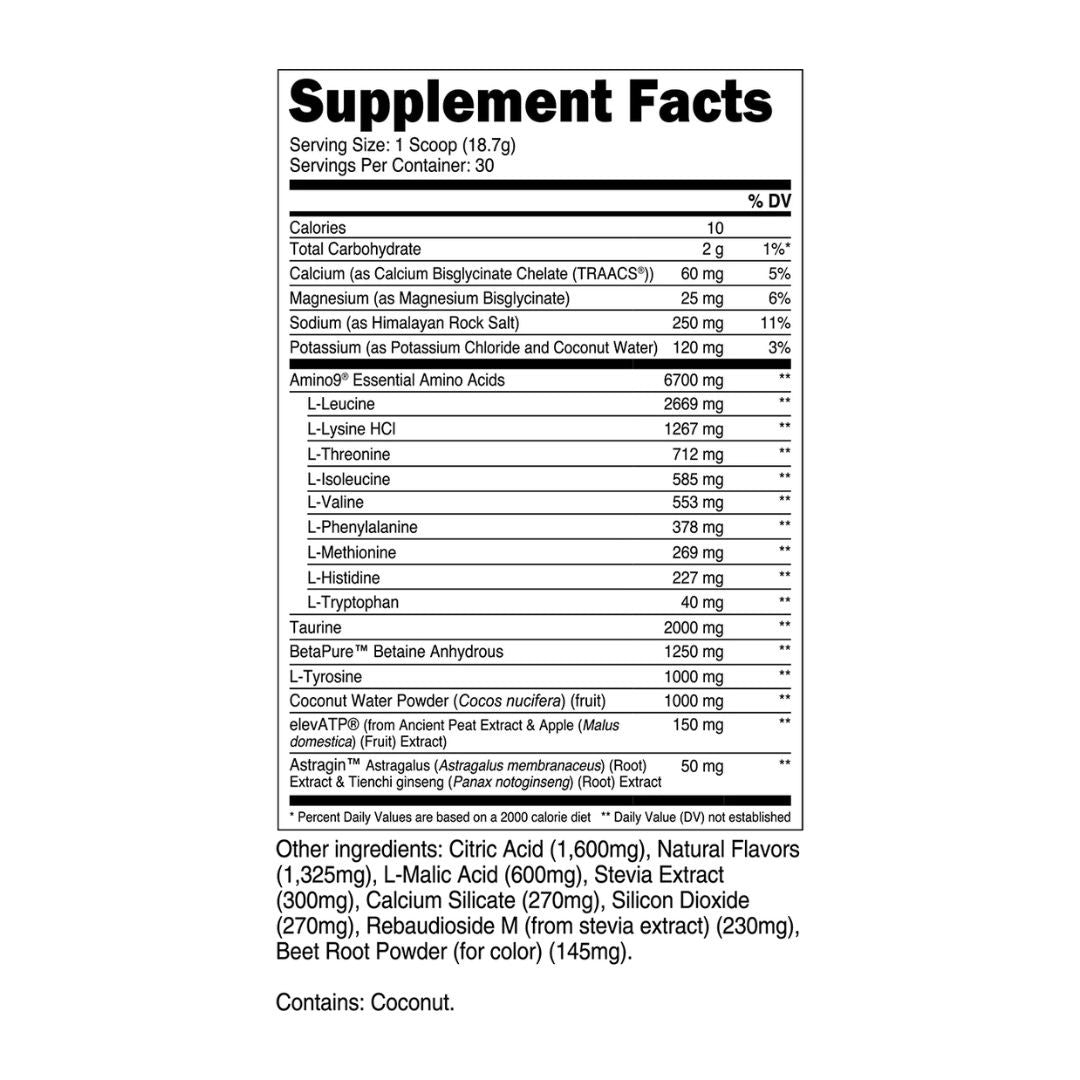 Transparent Labs Intra EAA – Strawberry Limeade