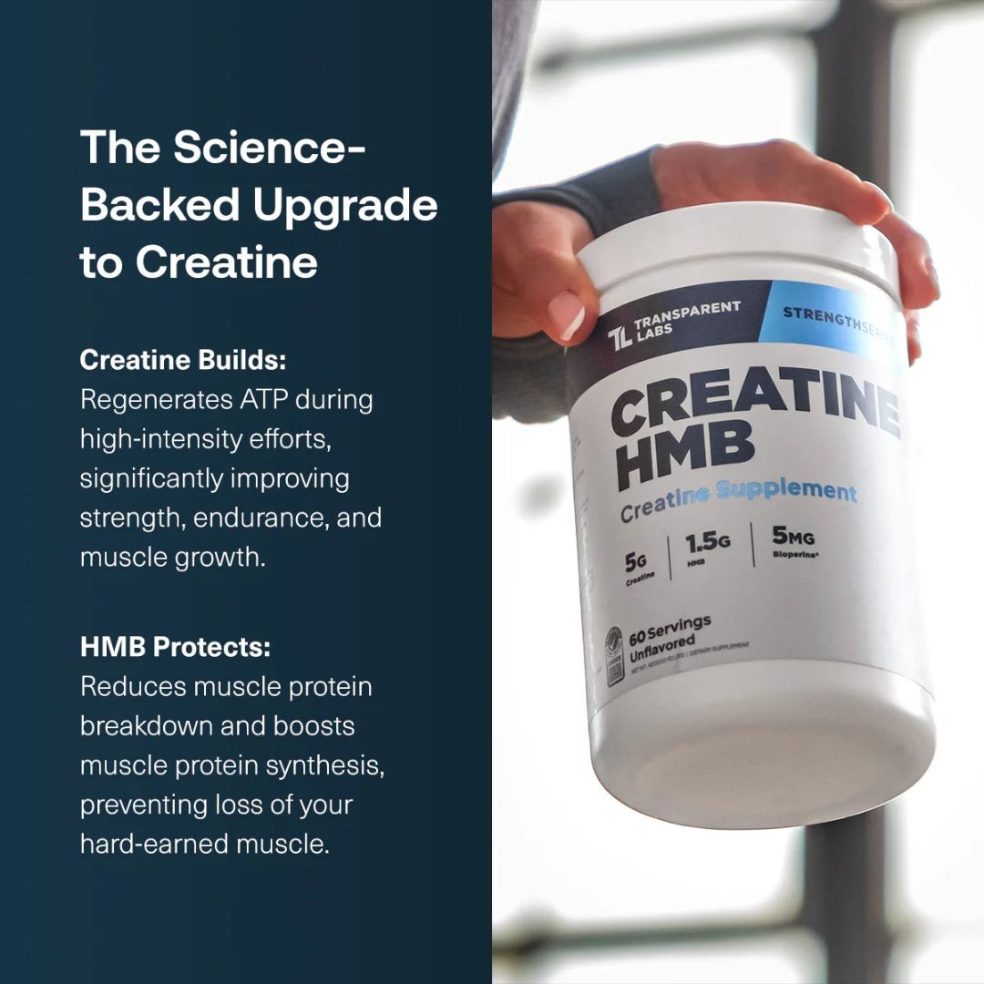 Transparent Labs Creatine HMB – Blue Raspberry