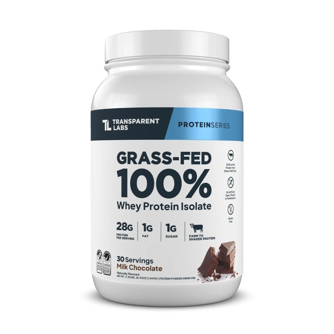 Transparent Labs Whey Protein Isolate – Milk Chocolate