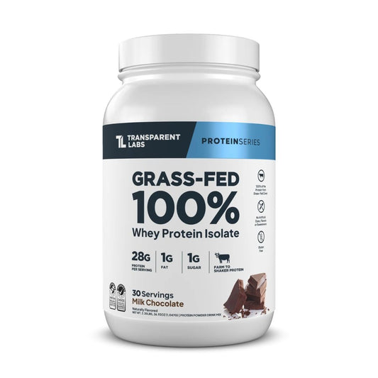 Transparent Labs Whey Protein Isolate – Milk Chocolate