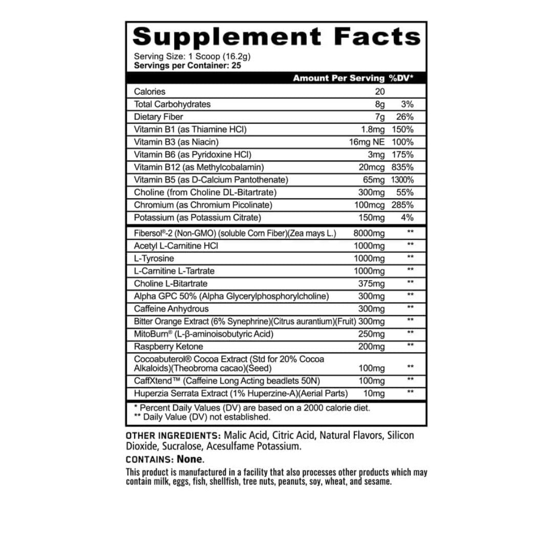 PANDA SUPPLEMENTS CUTS EXTREME THERMOGENIC FAT BURNER 60 CAPS