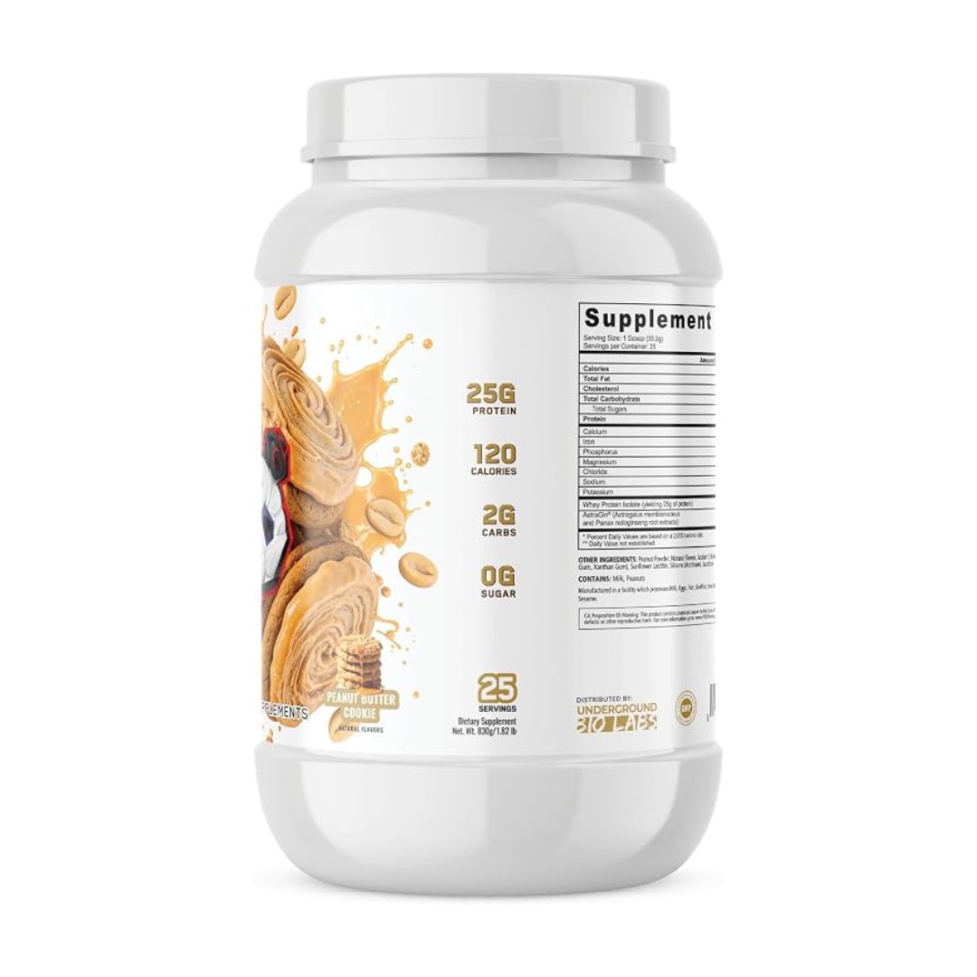 PANDA SUPPLEMENTS ISO - FUEL PREMIUM PROTEIN 25 SERV 1.6 LB - CHOCOLATE BROWNIE WHIP