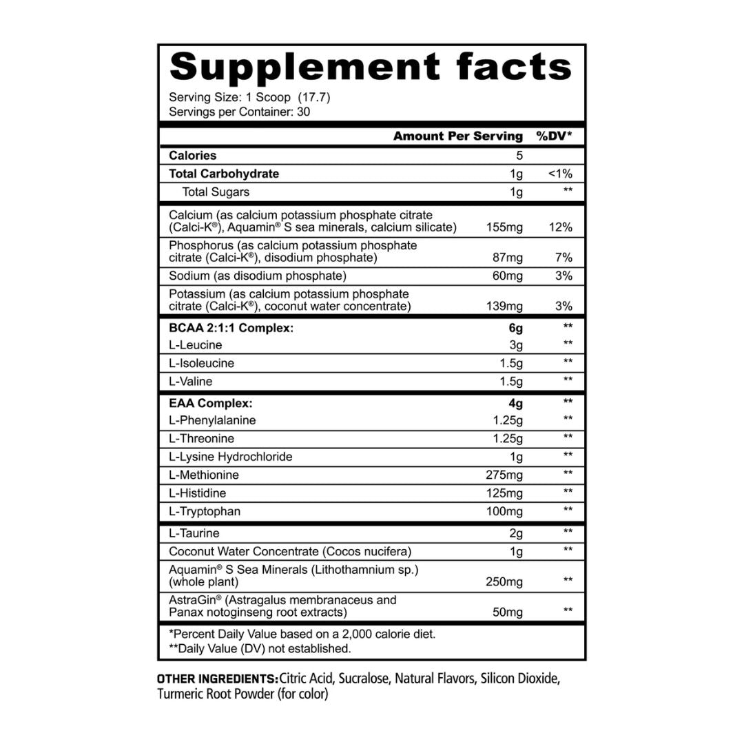 Panda Supplements Aminos Eaa+Bcaa - LEMON LIME CRUSHER 30 Servings