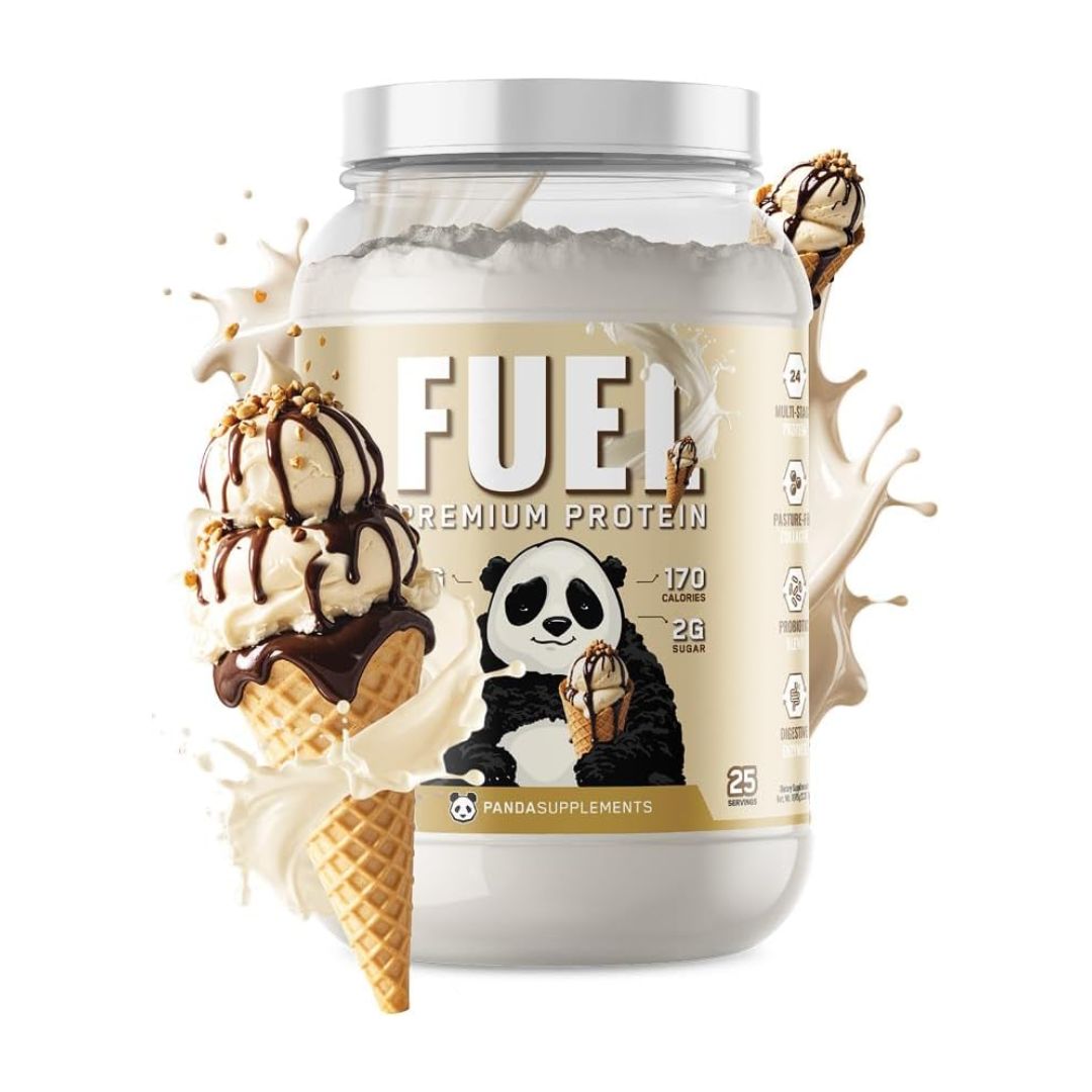 PANDA SUPPLEMENTS FUEL PREMIUM PROTEIN 25 SERV 2LB - SUNDAE ICECREAM CONE