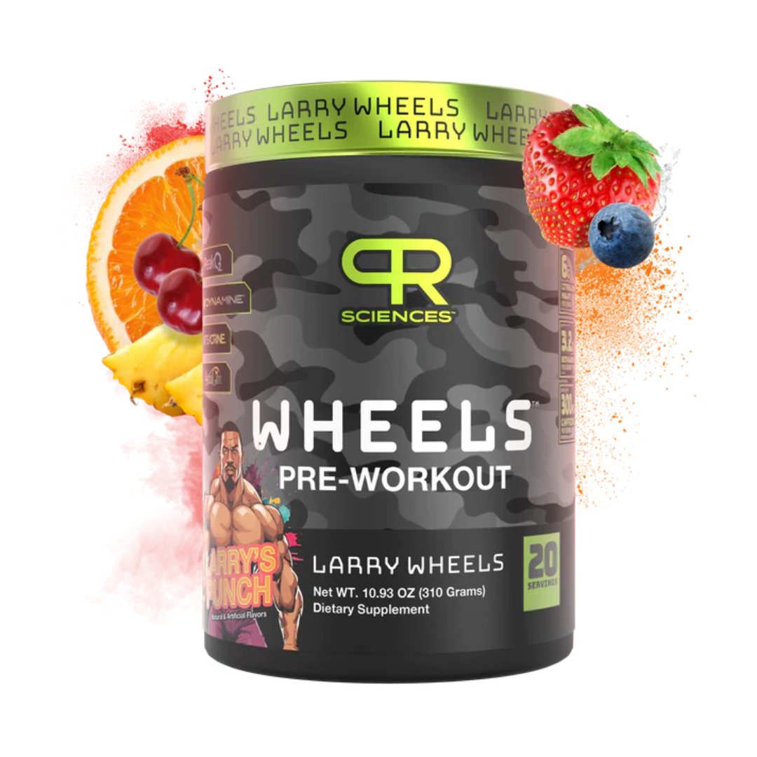 PR SCIENCE WHEELS PRE WORKOUT - LARRYS PUNCH - 310GM