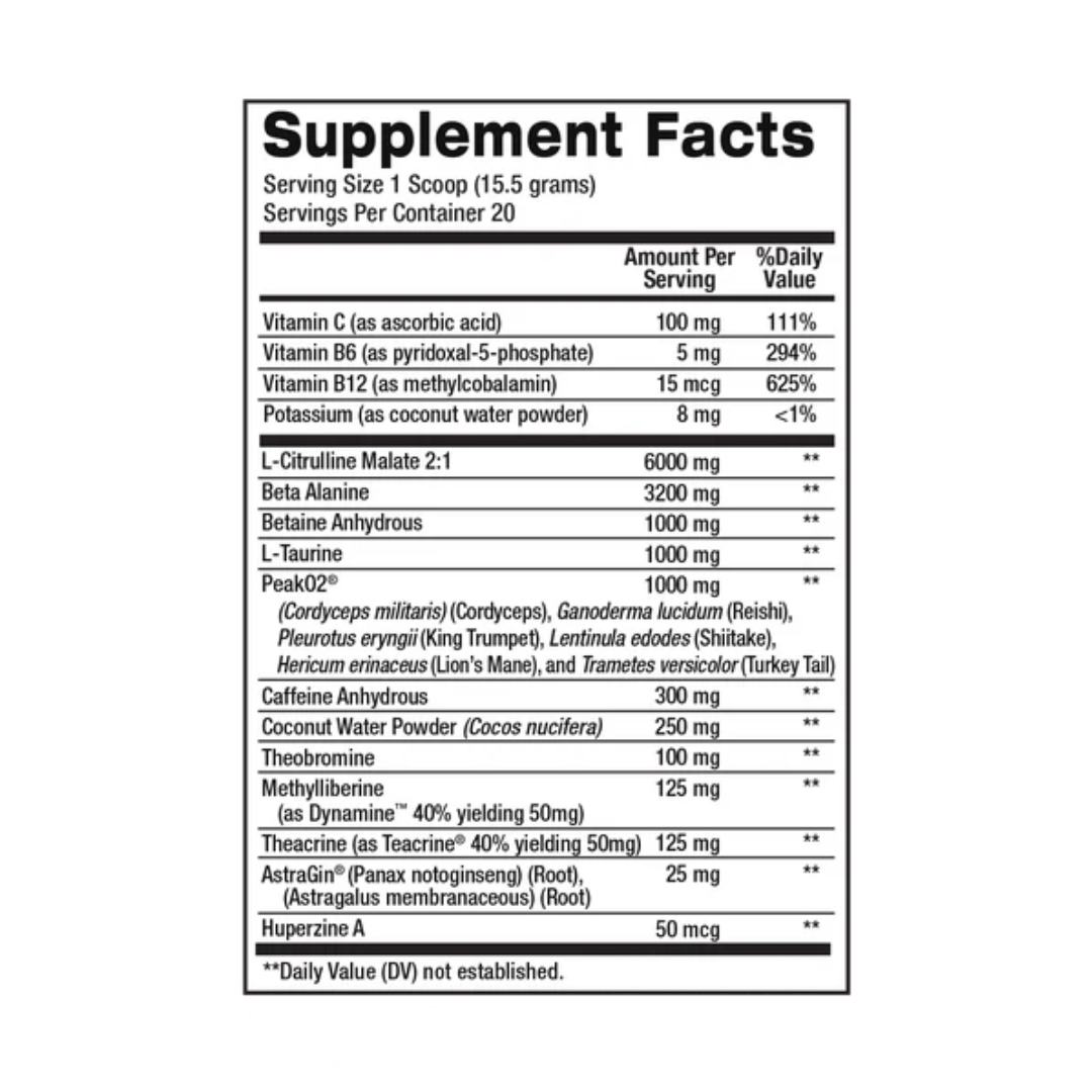 PR SCIENCE WHEELS PRE WORKOUT - LARRYS PUNCH - 310GM