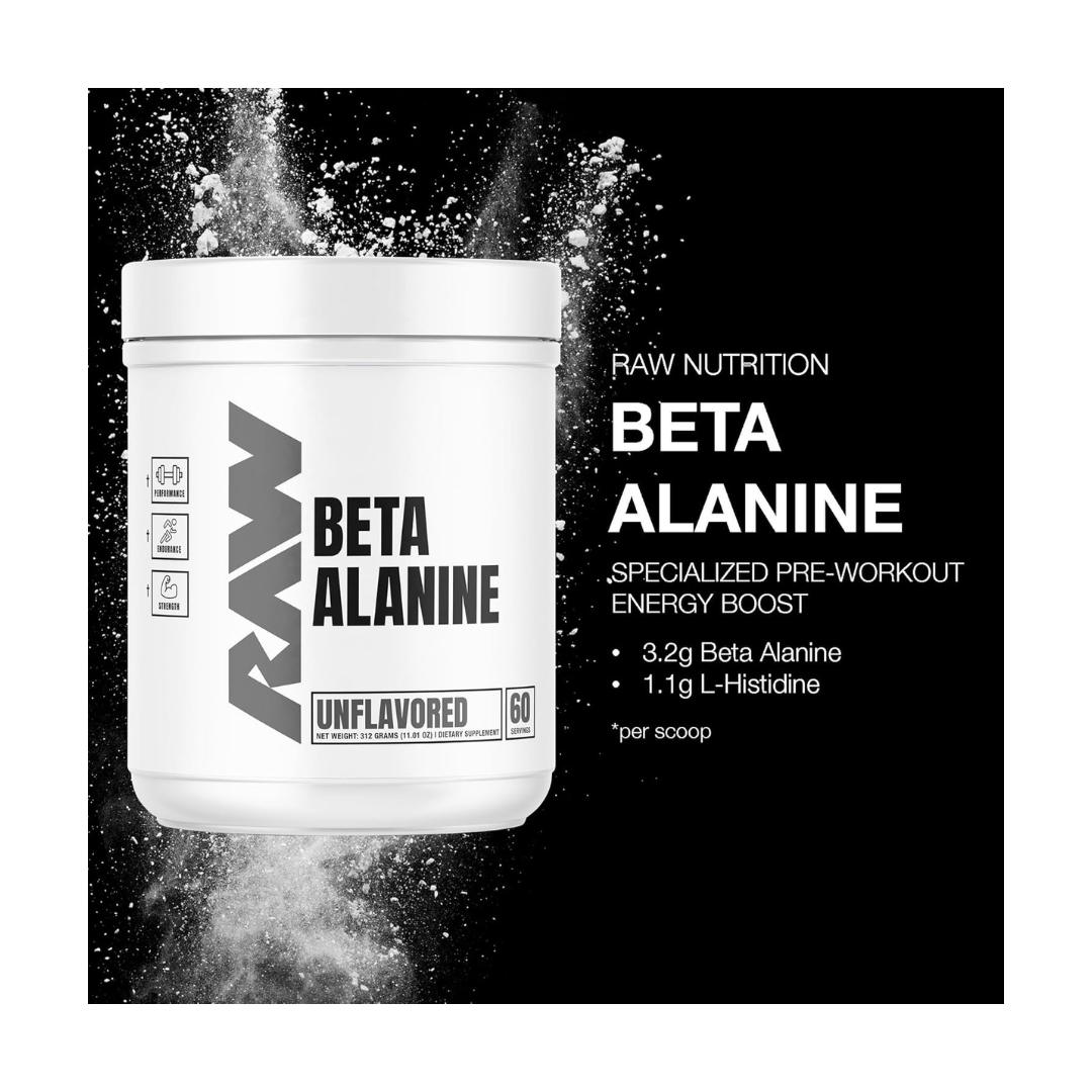 RAW BETA ALANINE UNFLAVORED 312GM