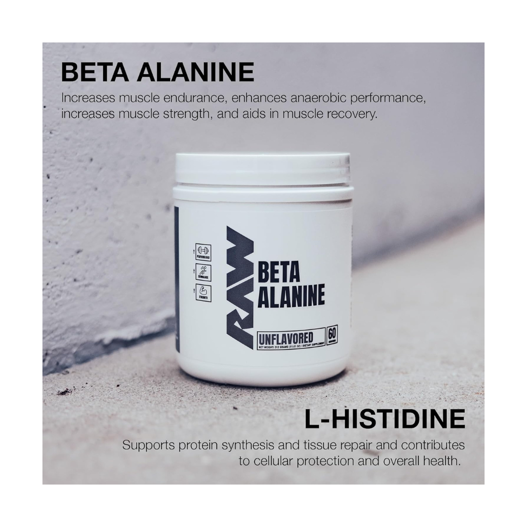 RAW BETA ALANINE UNFLAVORED 312GM