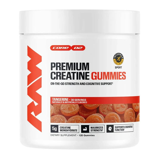 RAW CREATINE GUMMIES TANGERINE ORANGE