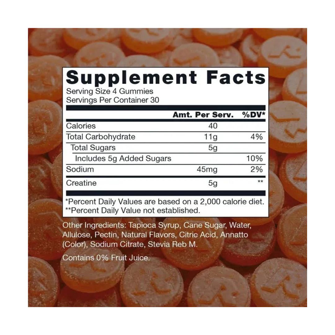 RAW CREATINE GUMMIES WATERMELON