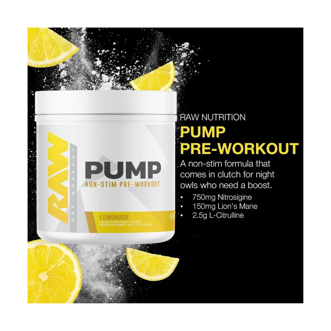 RAW PUMP STIM FREE - PINEAPPLE -40 SERVINGS