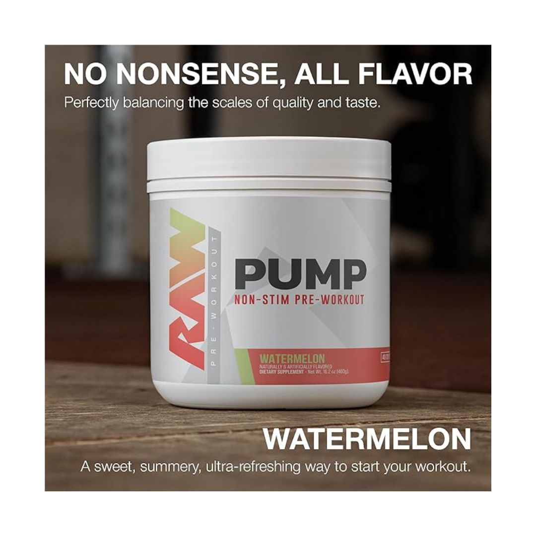 RAW PUMP STIM FREE - WATERMELON-40 SERVINGS