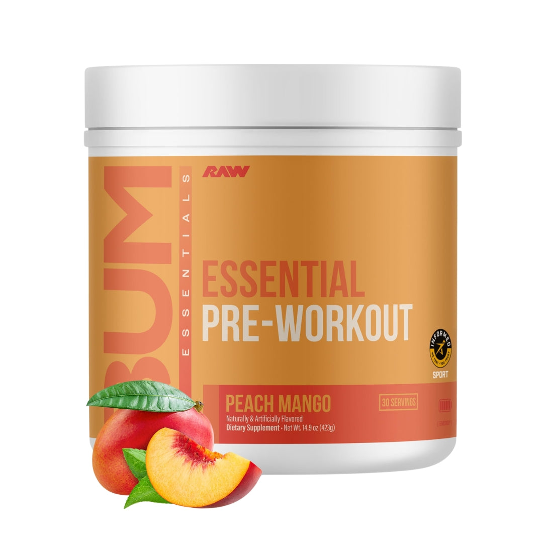 RAW BUM ESSENTIAL PRE - PEACH MANGO -30 SER