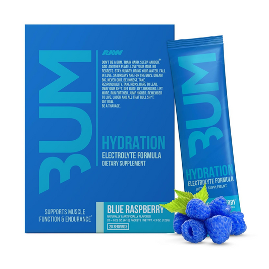 Raw Bum Hydration Blue Raspberry