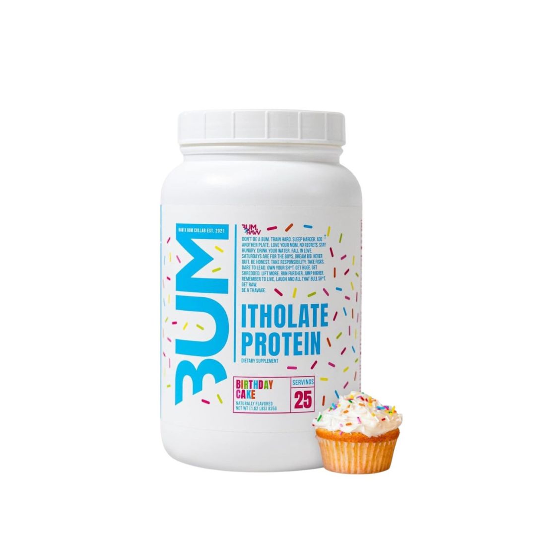RAW BUM ITHOLATE PROTEIN - BIRTHDAY CAKE 1.82LB