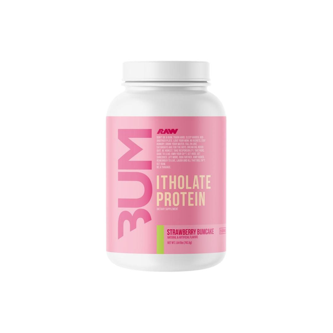 RAW BUM ITHOLATE PROTEIN 800GM STRW BUMCAKE