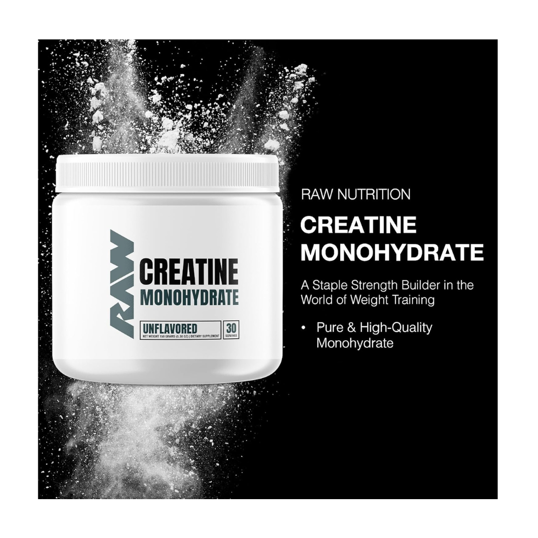 RAW CREATINE UNFLAVORED 150GM