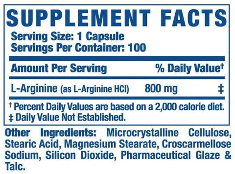 RONNIE COLEMAN L-ARGININE-100 CAPS