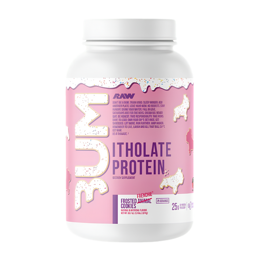 Raw Bum | Itholate Protein | Frosted Frenchie Cookies | 25 Servings | Protein Nation