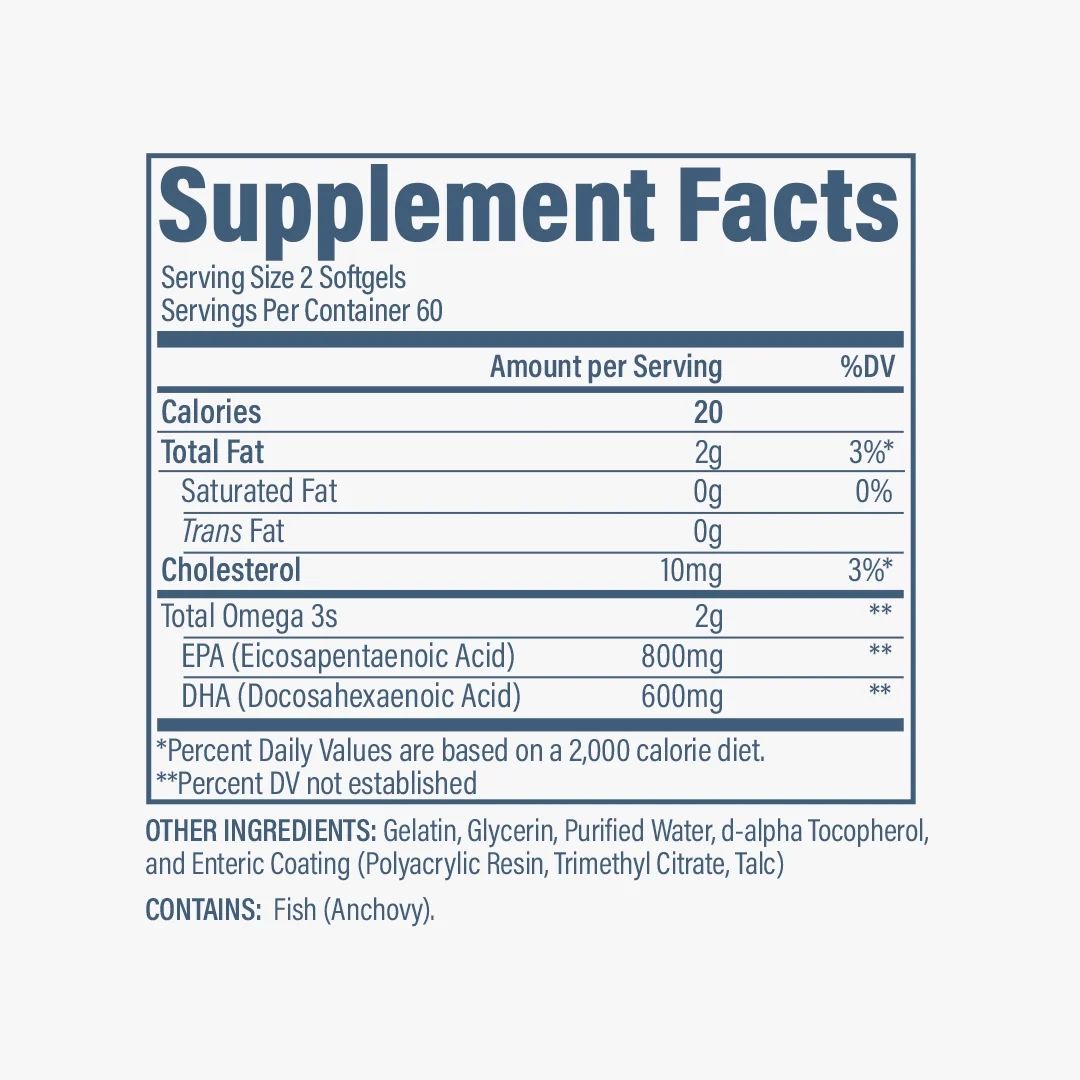 REVIVE Omega 3 (120 Softgels)