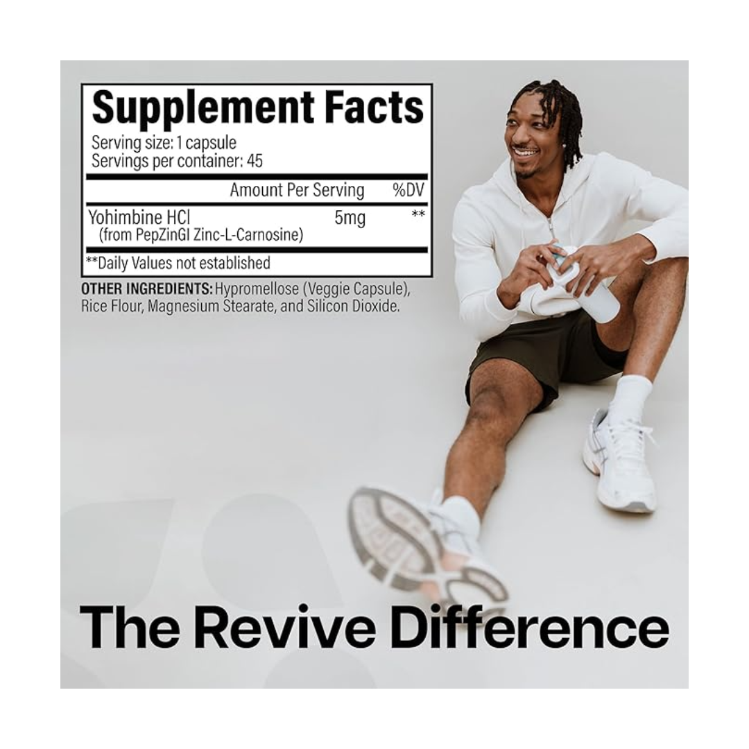 REVIVE YOHIMBINE HCL - 45 CAPSULES