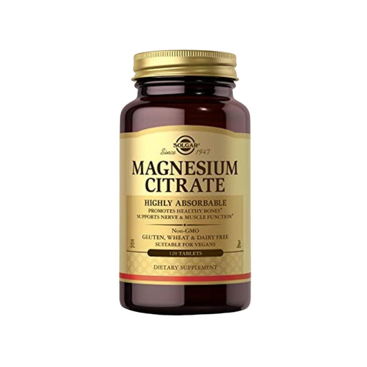 SOLGAR MAGNESIUM CITRATE 120 TABS