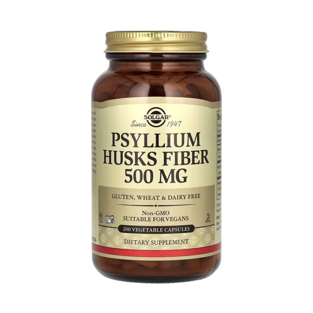 SOLGAR PSYLLIUM HUSKS FIBER 500MG-200 CAPS