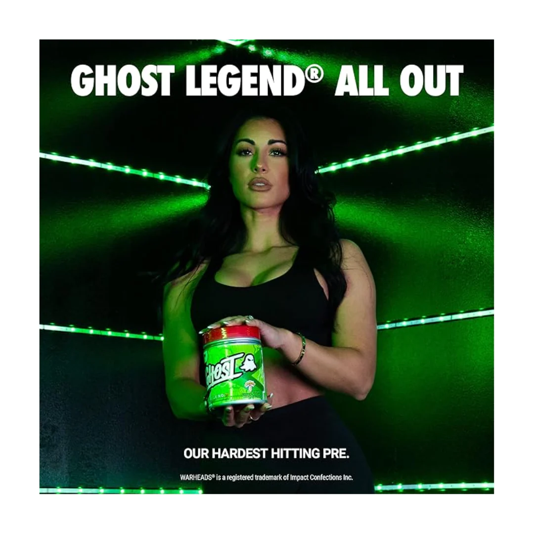 GHOST LEGEND ALL OUT - SOUR GREEN APPLE - 400GM