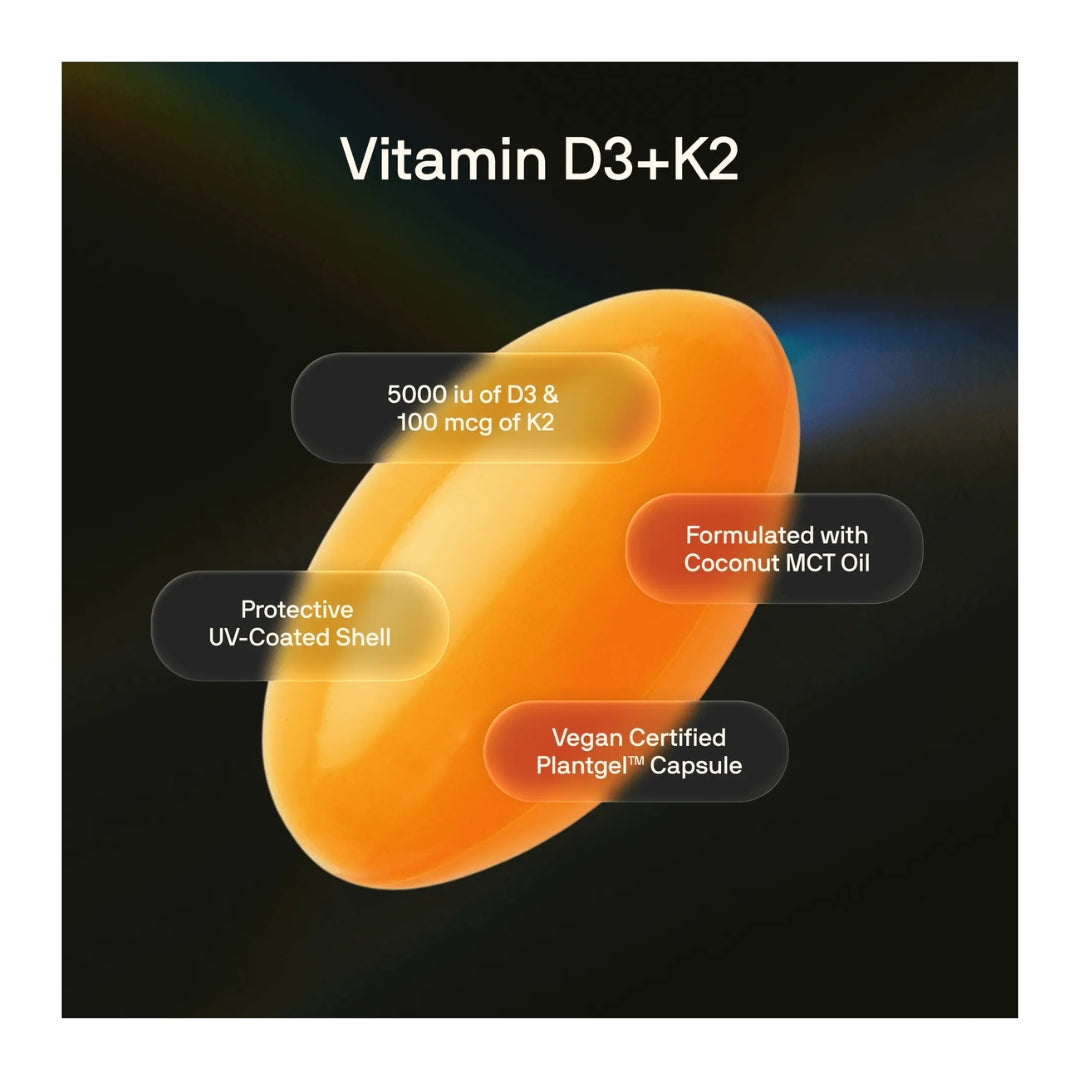 SPORTS RESEARCH - D3+K2 PLANT BASED - 60 SOFTGELS