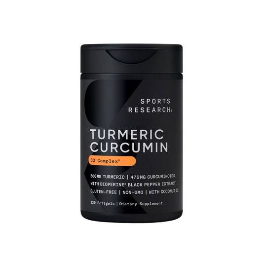 SPORTS RESEARCH CURCUMIN C3 -120 SOFTGELS