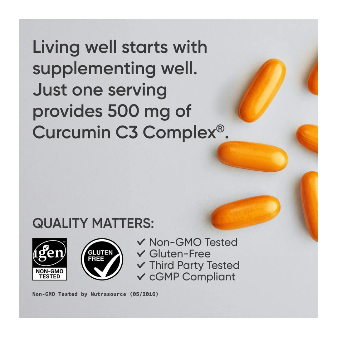 SPORTS RESEARCH CURCUMIN C3 -120 SOFTGELS