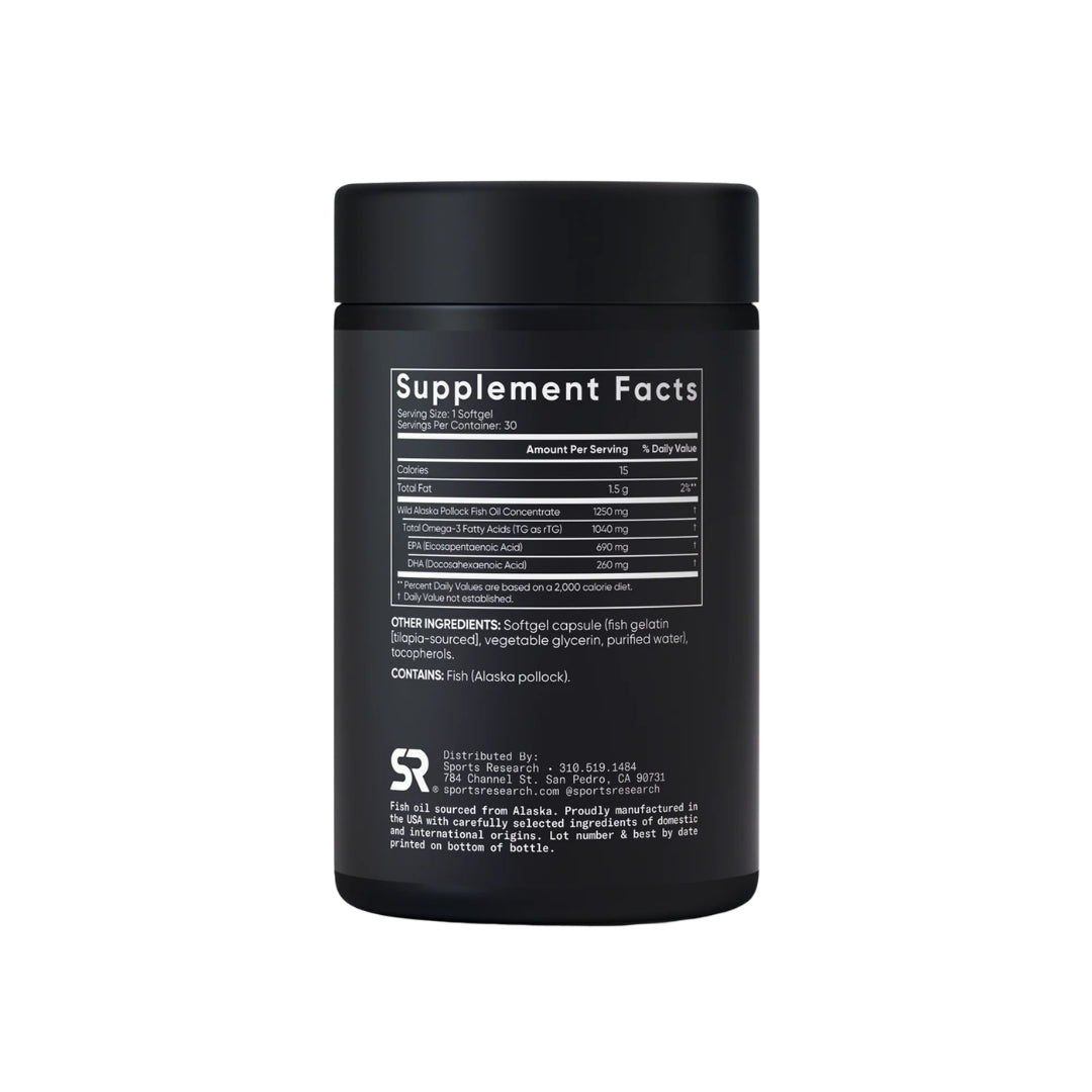 SPORTS RESEARCH OMEGA 3 30 SOFTGELS