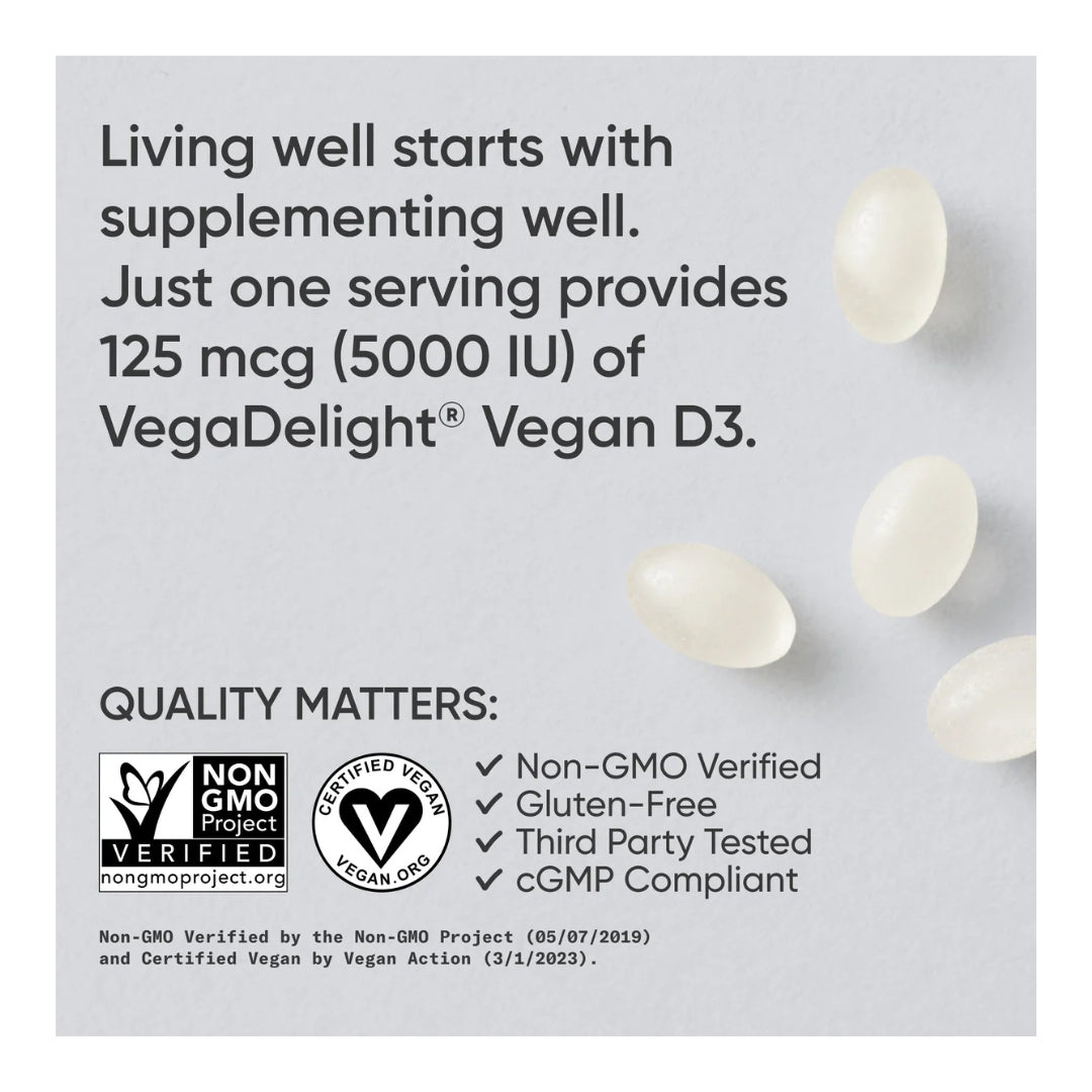 SPORTS RESEARCH VEGAN VITAMIN D3 5000 - 60 CAPS