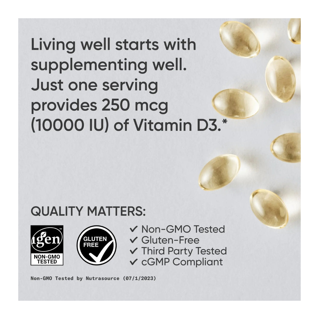 SPORTS RESEARCH VITAMIN D3 10000 IU - 120 SOFTGELS