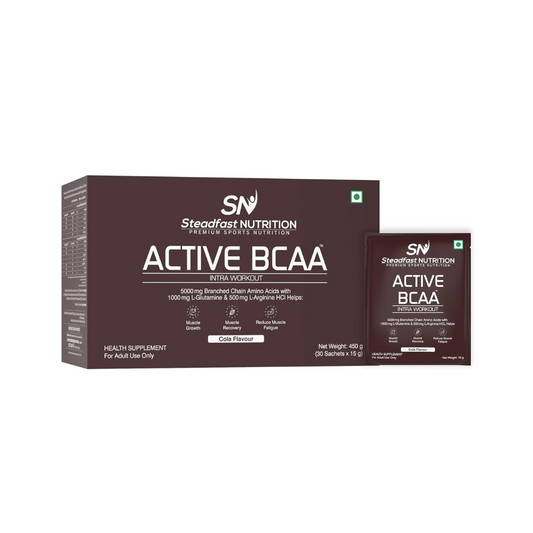 STEADFAST NUTRITION-ACTIVE BCAA-30 SACHETS-COLA