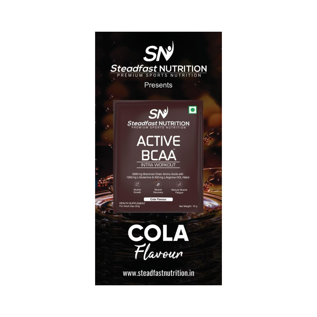 STEADFAST NUTRITION-ACTIVE BCAA-30 SACHETS-COLA