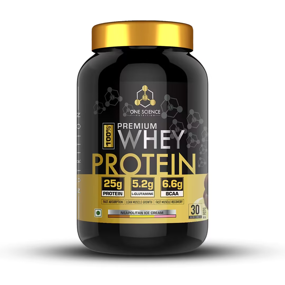 One Science Premium Whey Protein 2.27 KG Neapolitan Ice Cream