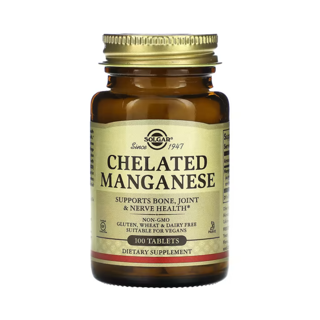 Solgar Chelated Manganese 100 tablets