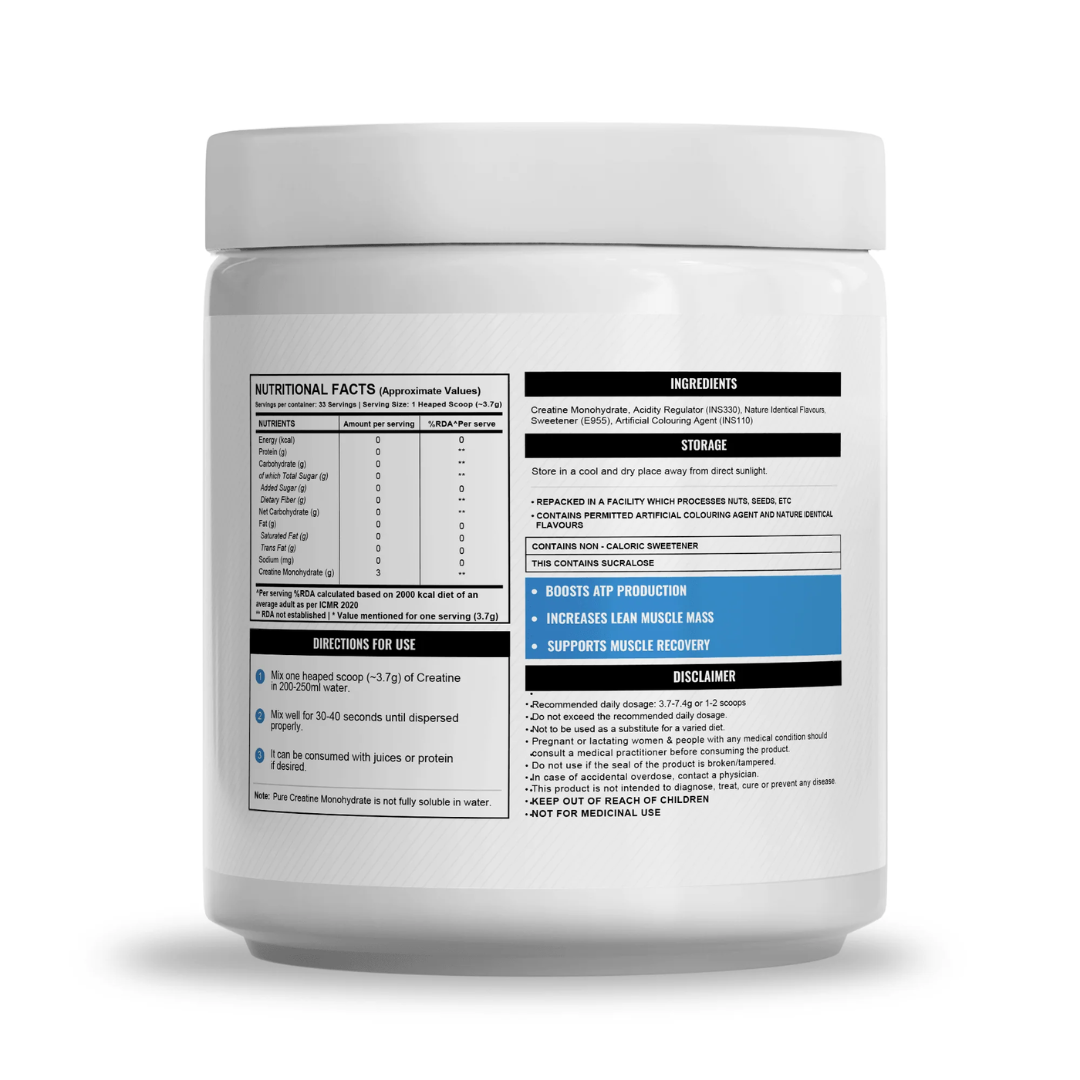 WELLCORE CREATINE 122 GM TROPICAL TANGO