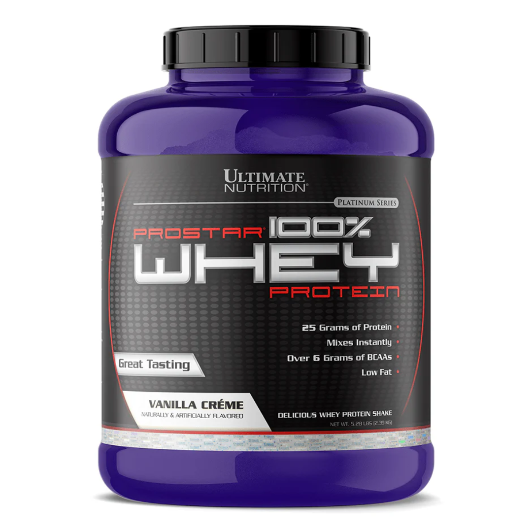 Ultimate Nutrition Prostar Whey Protein 5.28 lb Vanilla Creme