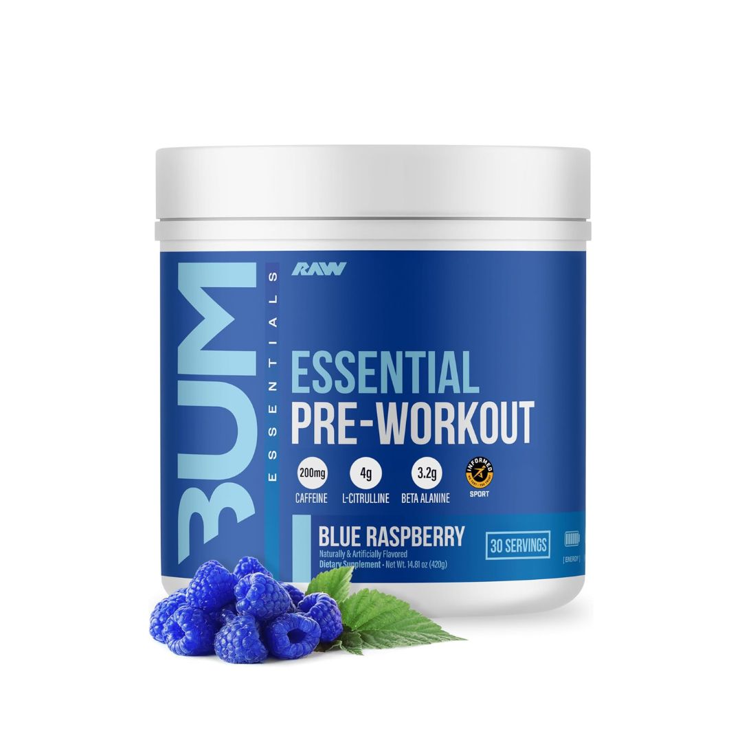 RAW BUM THUPER PUMP THAVAGE PRE WORKOUT BLUE RASPBERRY 516GM